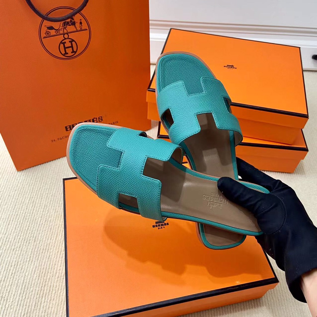 에르메스 올수공 오란 슬리퍼 샌들 앱송 15